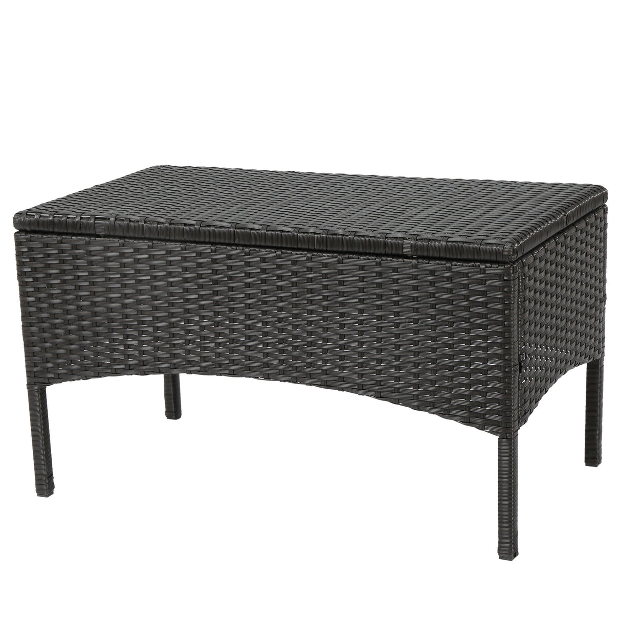 Cordoba Outdoor Wicker 4-piece Conversation Set with Cushions by Christopher Knight Home