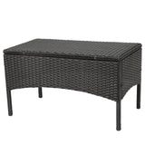 Cordoba Outdoor Wicker 4-piece Conversation Set with Cushions by Christopher Knight Home
