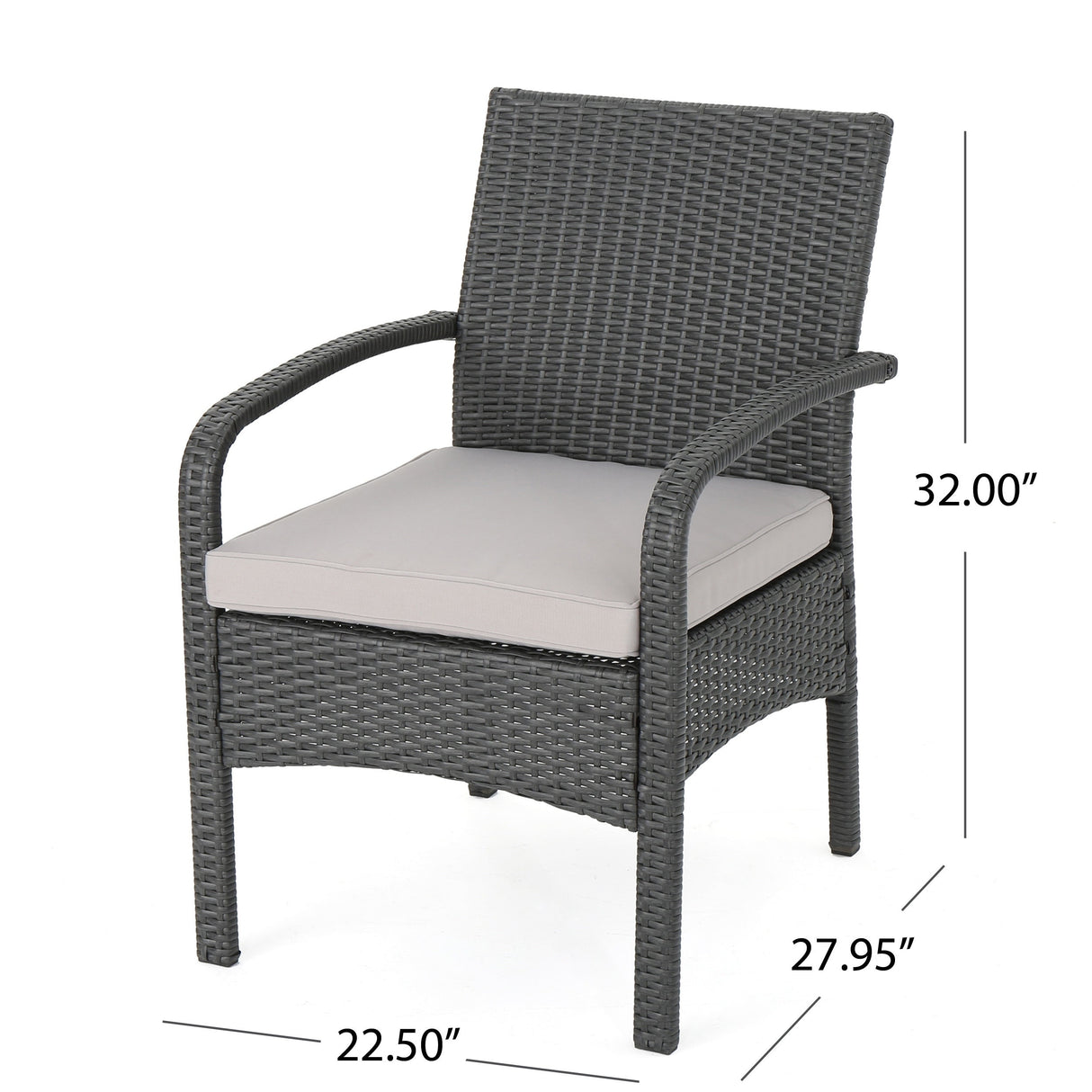 Cordoba Outdoor Wicker 4-piece Conversation Set with Cushions by Christopher Knight Home