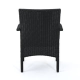 Cordoba Outdoor Wicker 4-piece Conversation Set with Cushions by Christopher Knight Home