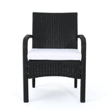 Cordoba Outdoor Wicker 4-piece Conversation Set with Cushions by Christopher Knight Home
