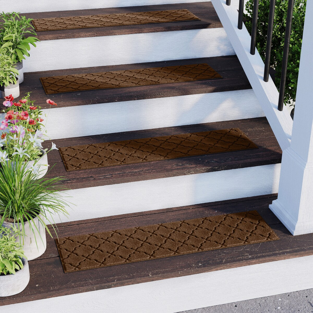 WaterHog Cordova 8.5"x30" Indoor/Outdoor Stair Treads Set/4 - 8.5x30