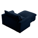 Corduroy Sofa Couch, Modular Couch with Storage Ottoman,Couch Deep Seat Couches for Modern Living Room/Apartment/Office