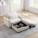 Corduroy Sofa Couch, Modular Couch with Storage Ottoman,Couch Deep Seat Couches for Modern Living Room/Apartment/Office