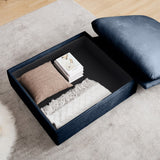 Corduroy Sofa Couch, Modular Couch with Storage Ottoman,Couch Deep Seat Couches for Modern Living Room/Apartment/Office