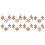 Cork Snowflake 6-inch Ornament (Set of 3)
