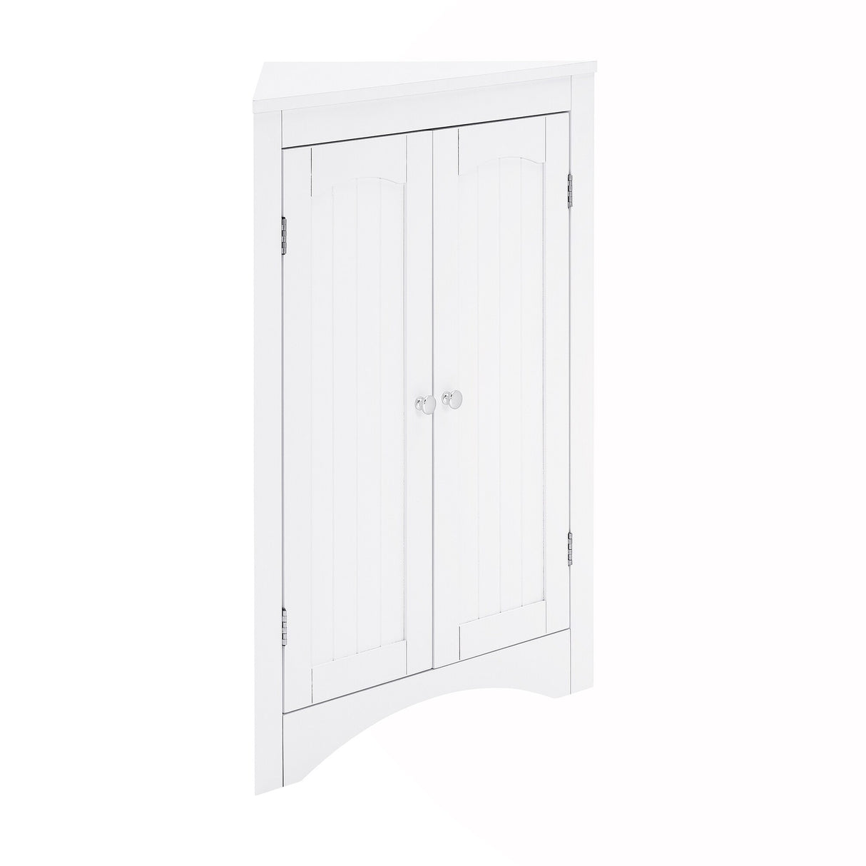Corner Cabinet with Doors and Shelves