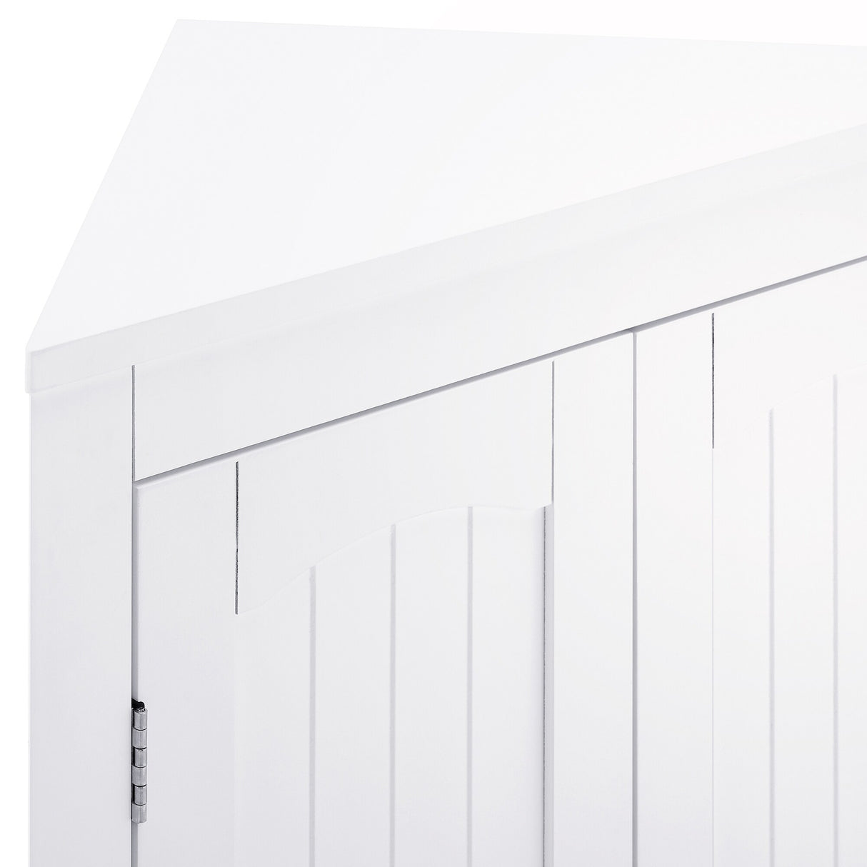 Corner Cabinet with Doors and Shelves