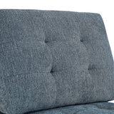 Corner Sofa for Modular Sectional for Living Room, Hallway, Entryway, Bedroom, Navy Chenille (31.5"x31.5"x36.5")