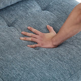 Corner Sofa for Modular Sectional for Living Room, Hallway, Entryway, Bedroom, Navy Chenille (31.5"x31.5"x36.5")