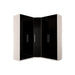 Corner Wardrobe 91 Inch with Swing Doors