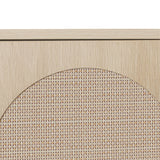 Corner cabinet ,Rattan door,Freestanding Corner Tables For Small Spaces, Corner Shelf Stand For Living Room