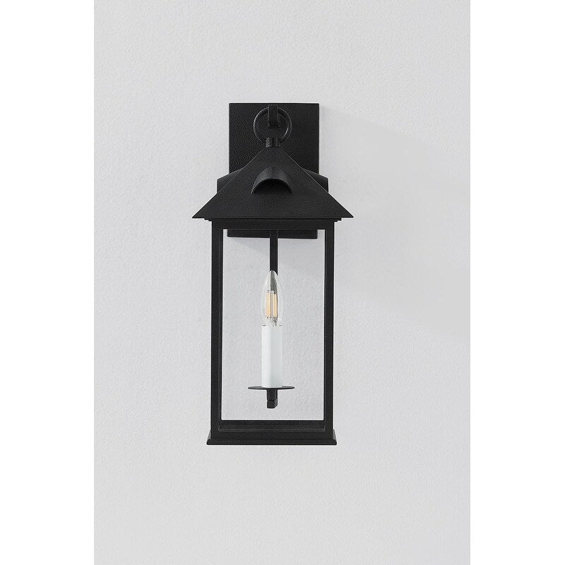 Corning Exterior Wall Sconce - Forged Iron