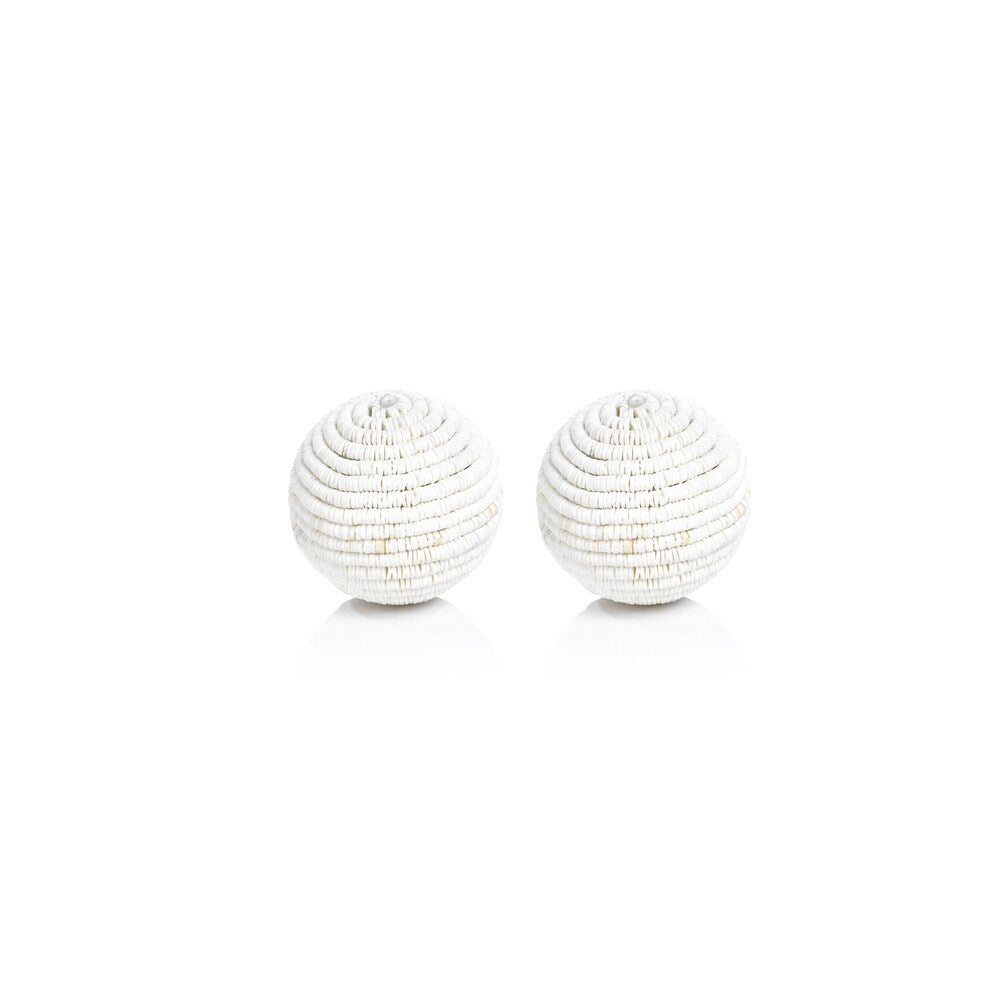 Coron 2-Piece Puka Shell Fill Decorative Ball Set