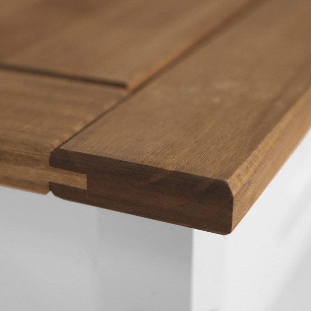 Madison 1 drawer White Wood Coffee Table
