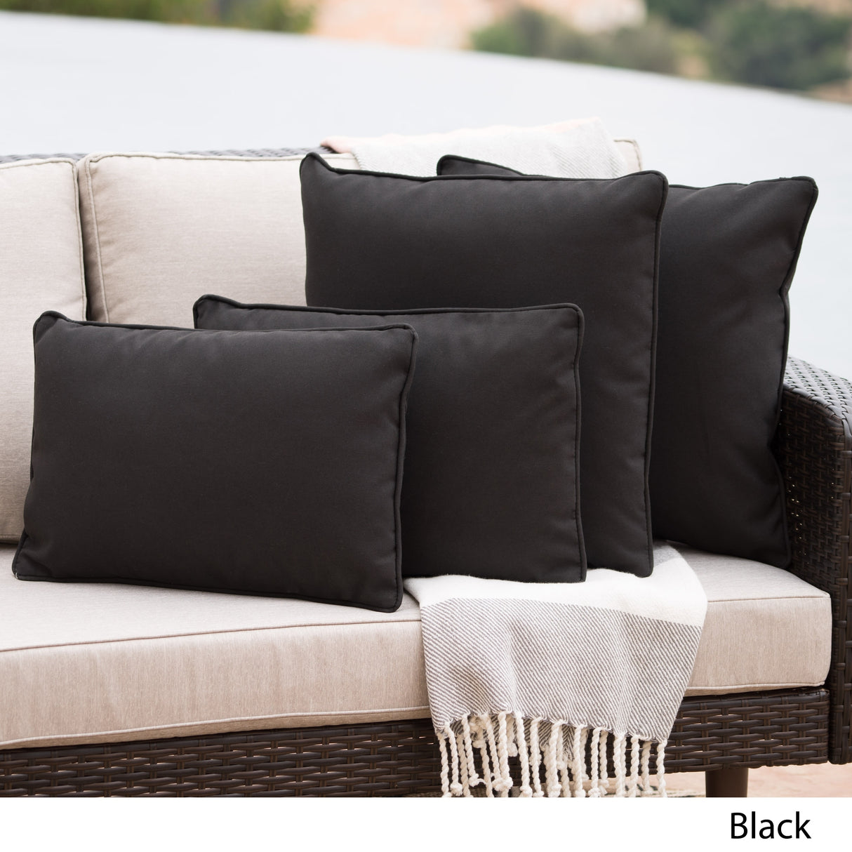 Coronado Outdoor Pillow (Set of 4) by Christopher Knight Home