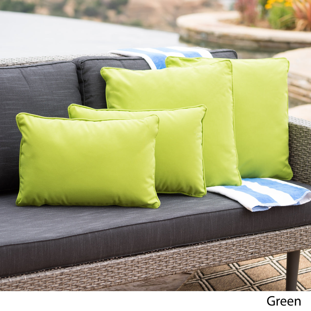 Coronado Outdoor Pillow (Set of 4) by Christopher Knight Home