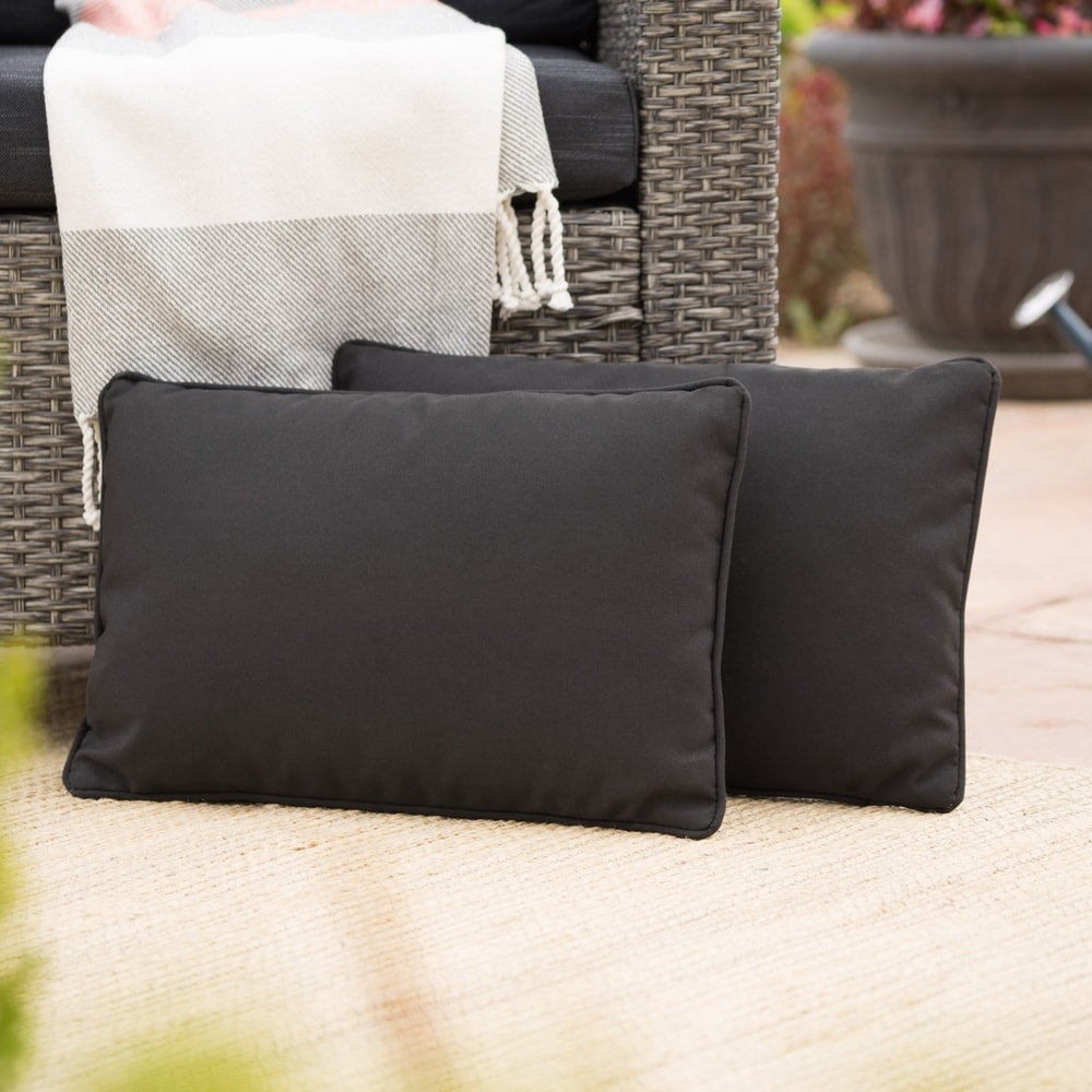 Christopher Knight Home Coronado Outdoor Rectangular Pillow (Set of 2)