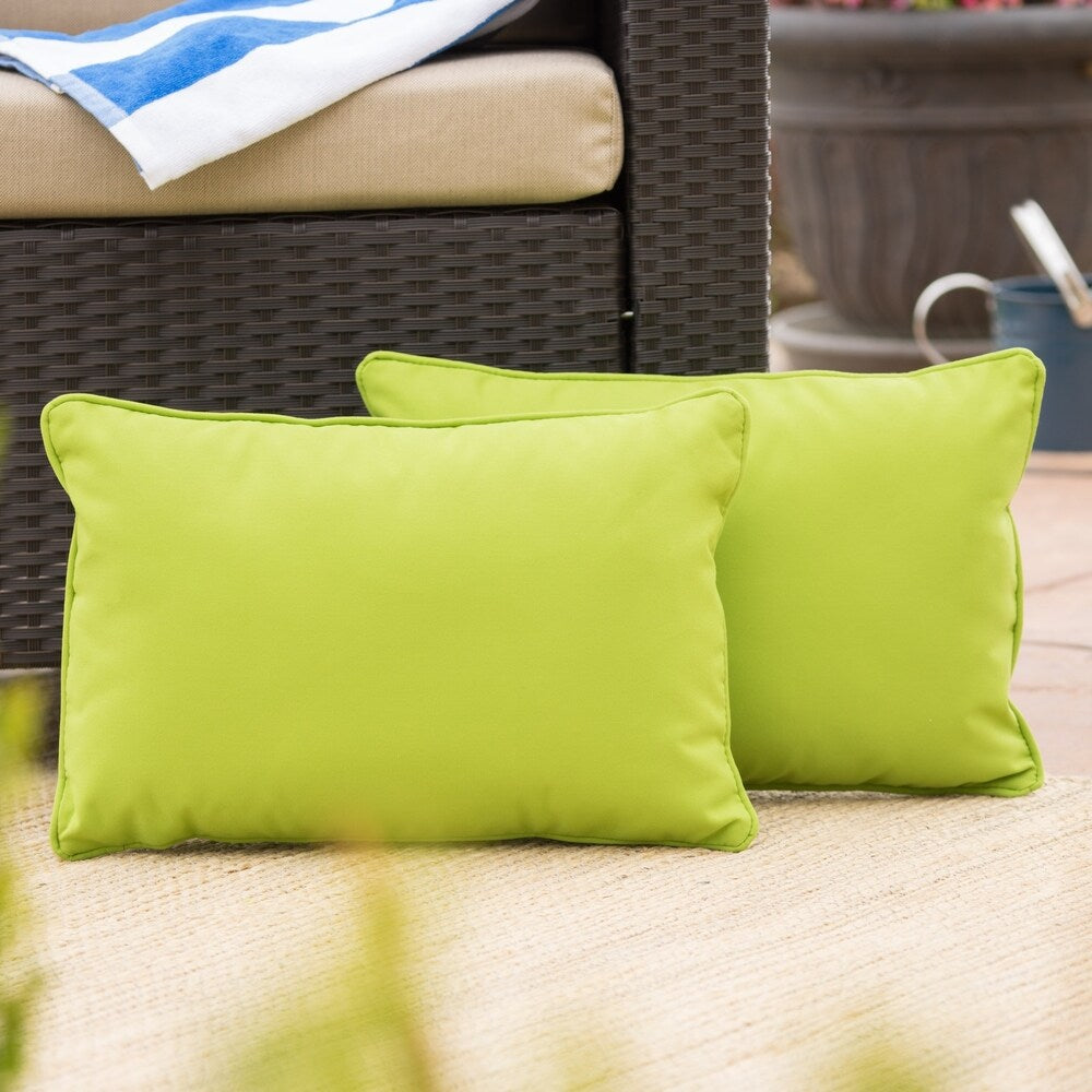 Christopher Knight Home Coronado Outdoor Rectangular Pillow (Set of 2)