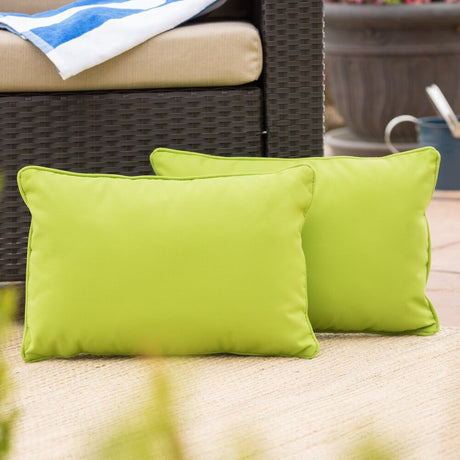 Christopher Knight Home Coronado Outdoor Rectangular Pillow (Set of 2)