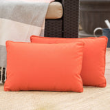 Christopher Knight Home Coronado Outdoor Rectangular Pillow (Set of 2)