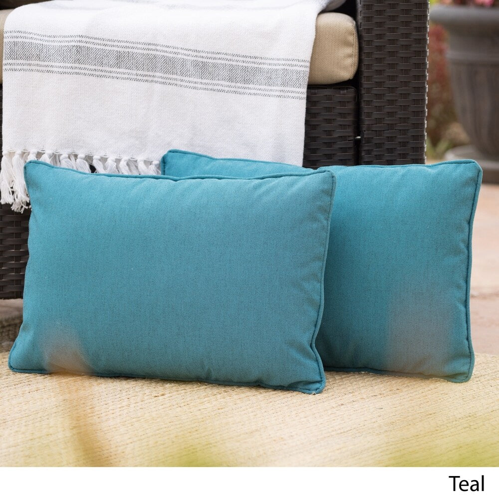 Christopher Knight Home Coronado Outdoor Rectangular Pillow (Set of 2)