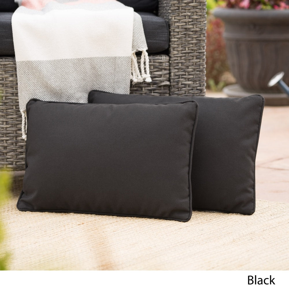 Christopher Knight Home Coronado Outdoor Rectangular Pillow (Set of 2)