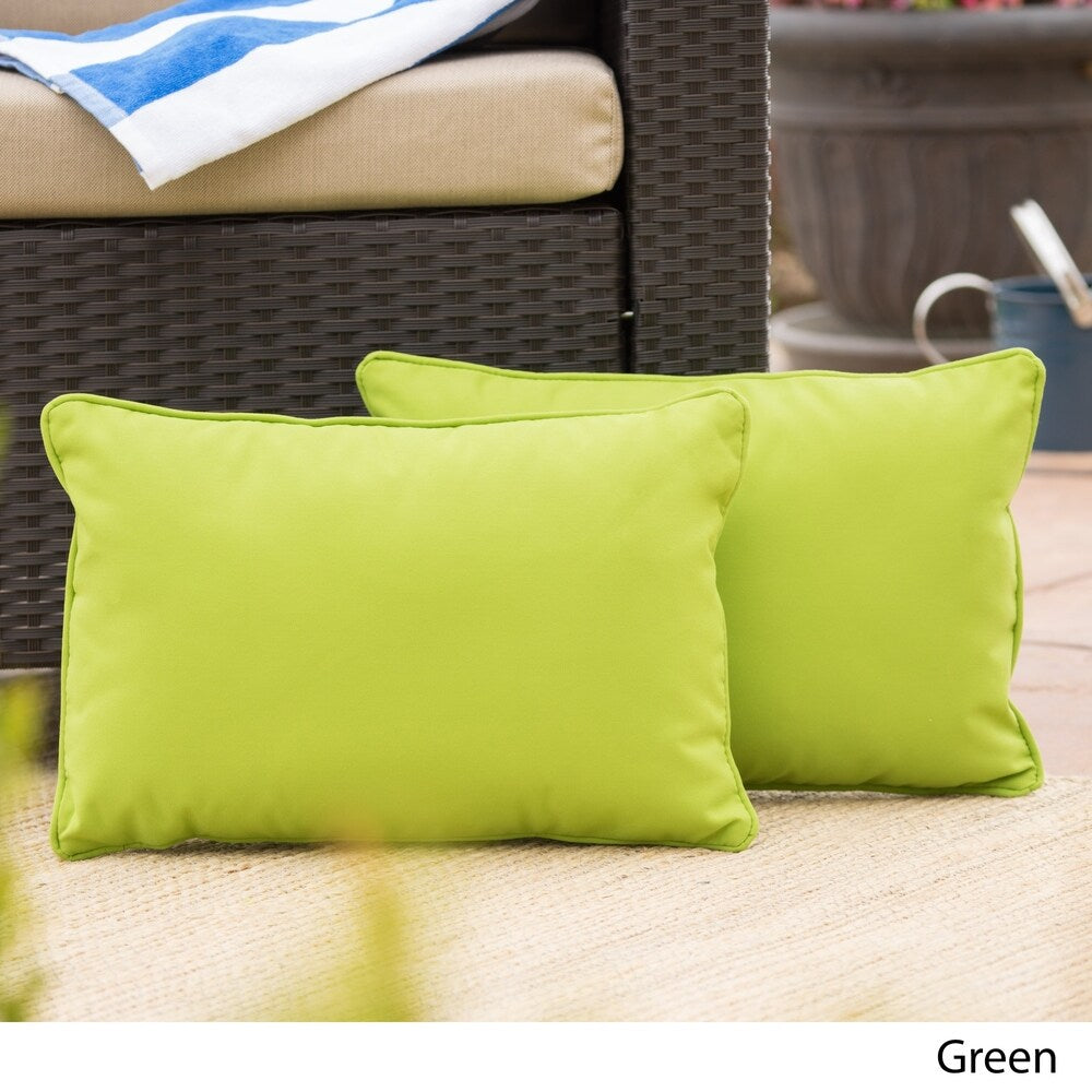 Christopher Knight Home Coronado Outdoor Rectangular Pillow (Set of 2)