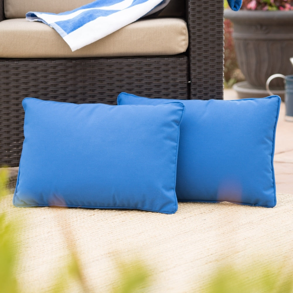 Christopher Knight Home Coronado Outdoor Rectangular Pillow (Set of 2)