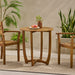 Coronado Outdoor Round Acacia Wood Accent Table (Table Only) by Christopher Knight Home