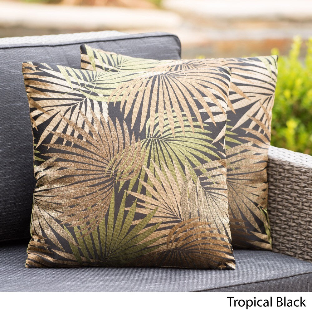 Coronado Tropical Outdoor Pillow (Set of 2) by Christopher Knight Home