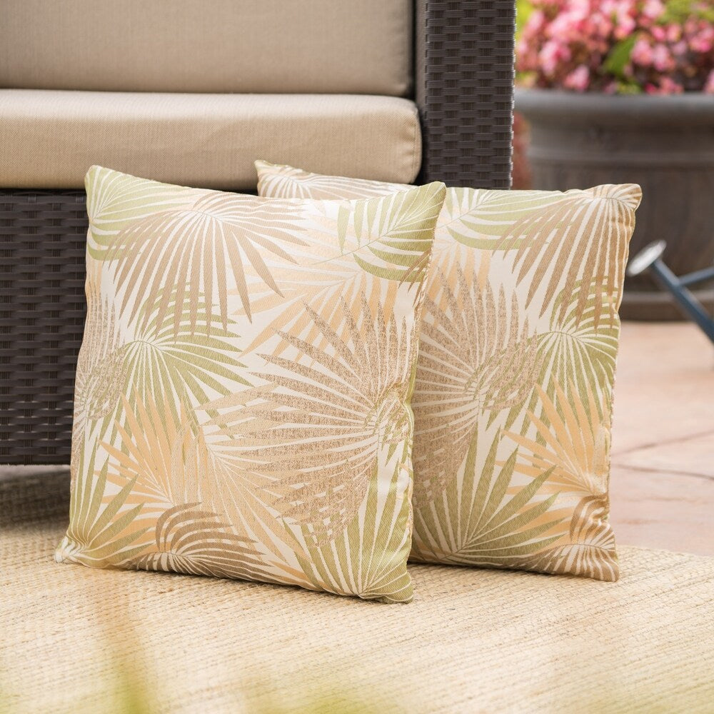 Coronado Tropical Outdoor Pillow (Set of 2) by Christopher Knight Home