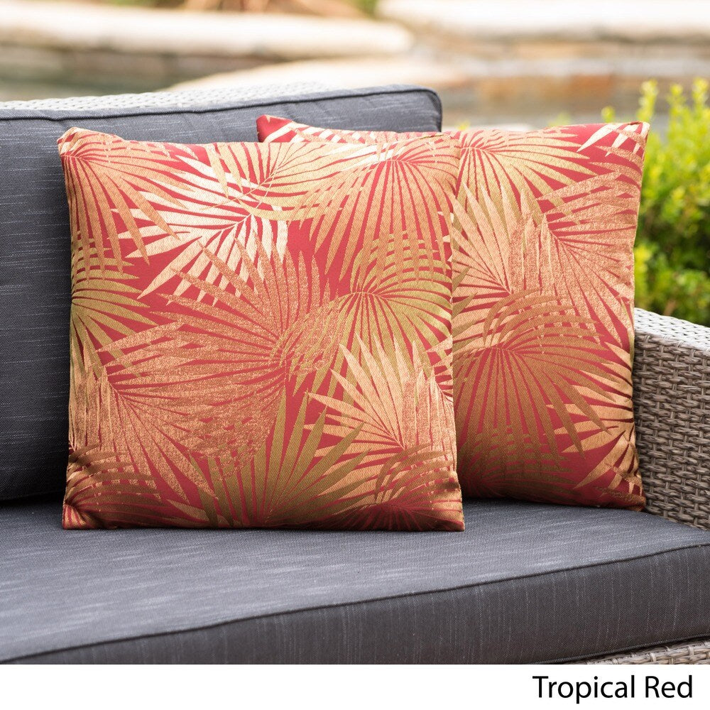 Coronado Tropical Outdoor Pillow (Set of 2) by Christopher Knight Home