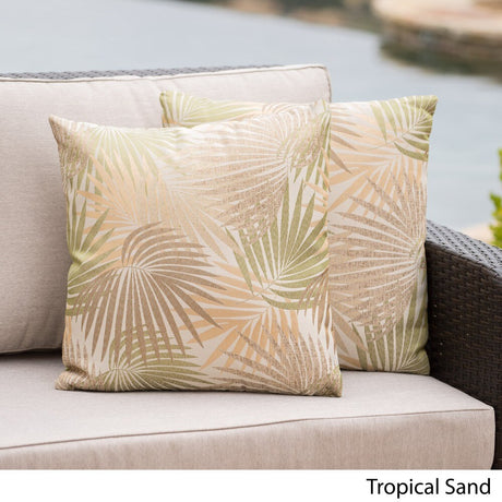 Coronado Tropical Outdoor Pillow (Set of 2) by Christopher Knight Home