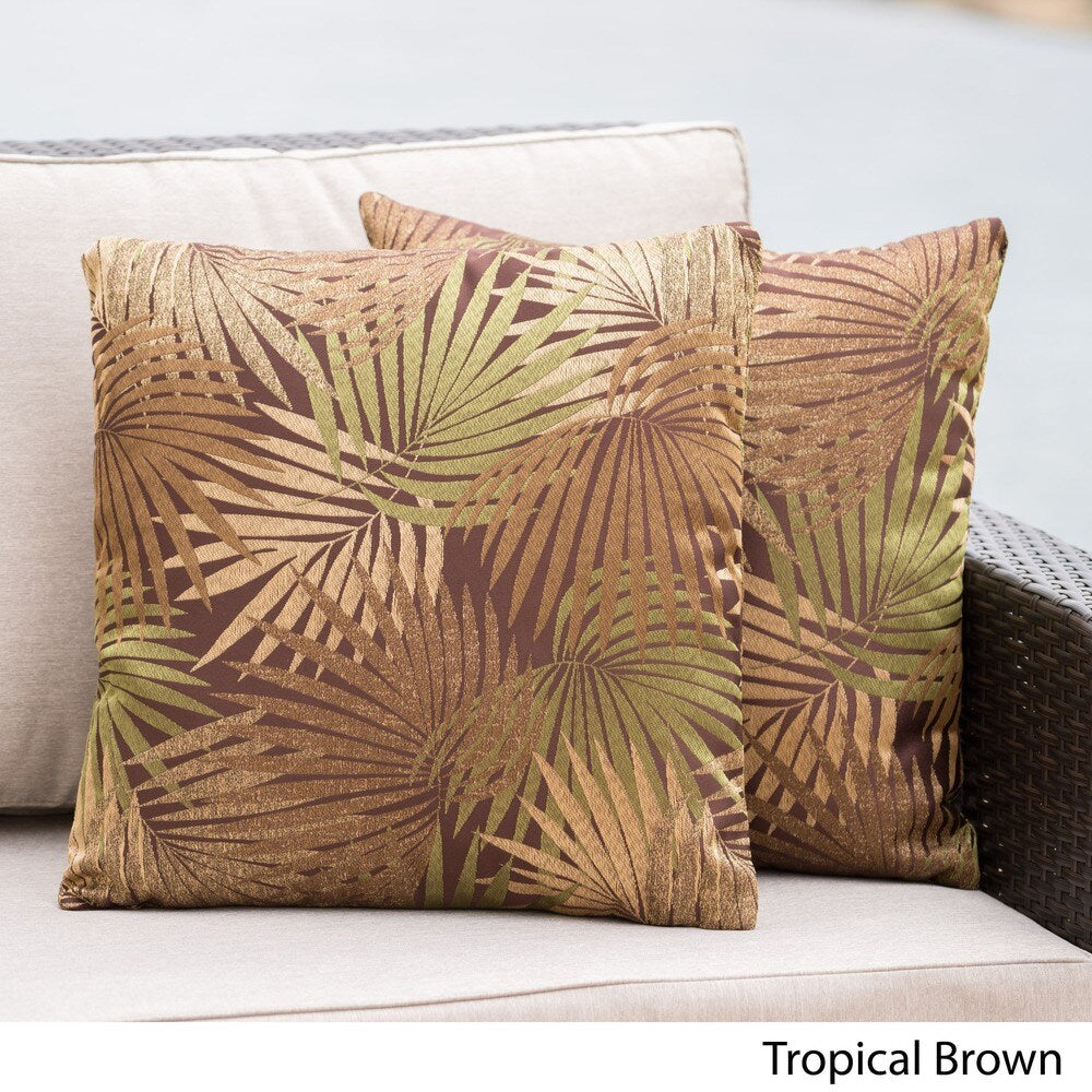 Coronado Tropical Outdoor Pillow (Set of 2) by Christopher Knight Home