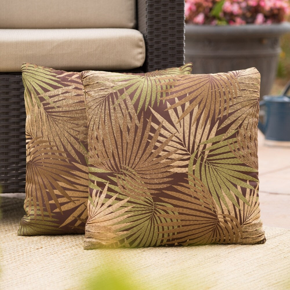 Coronado Tropical Outdoor Pillow (Set of 2) by Christopher Knight Home