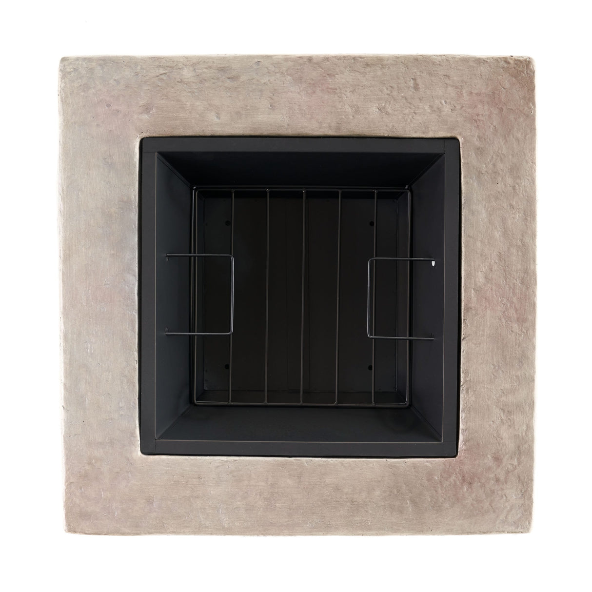 Corporal Natural Stone Square Fire Pit by Christopher Knight Home