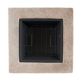 Corporal Natural Stone Square Fire Pit by Christopher Knight Home