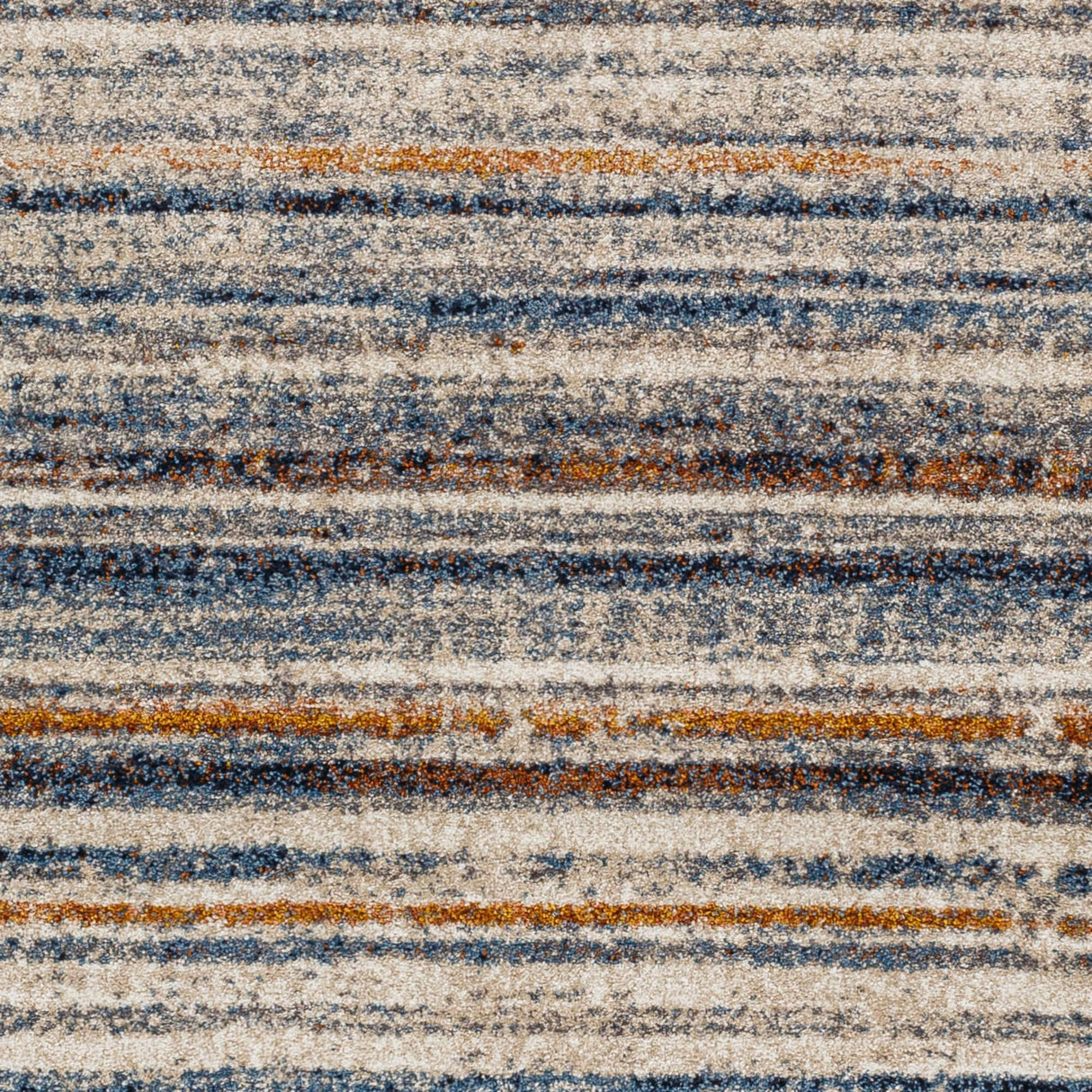 Corra Rustic Stripes Plush Area Rug