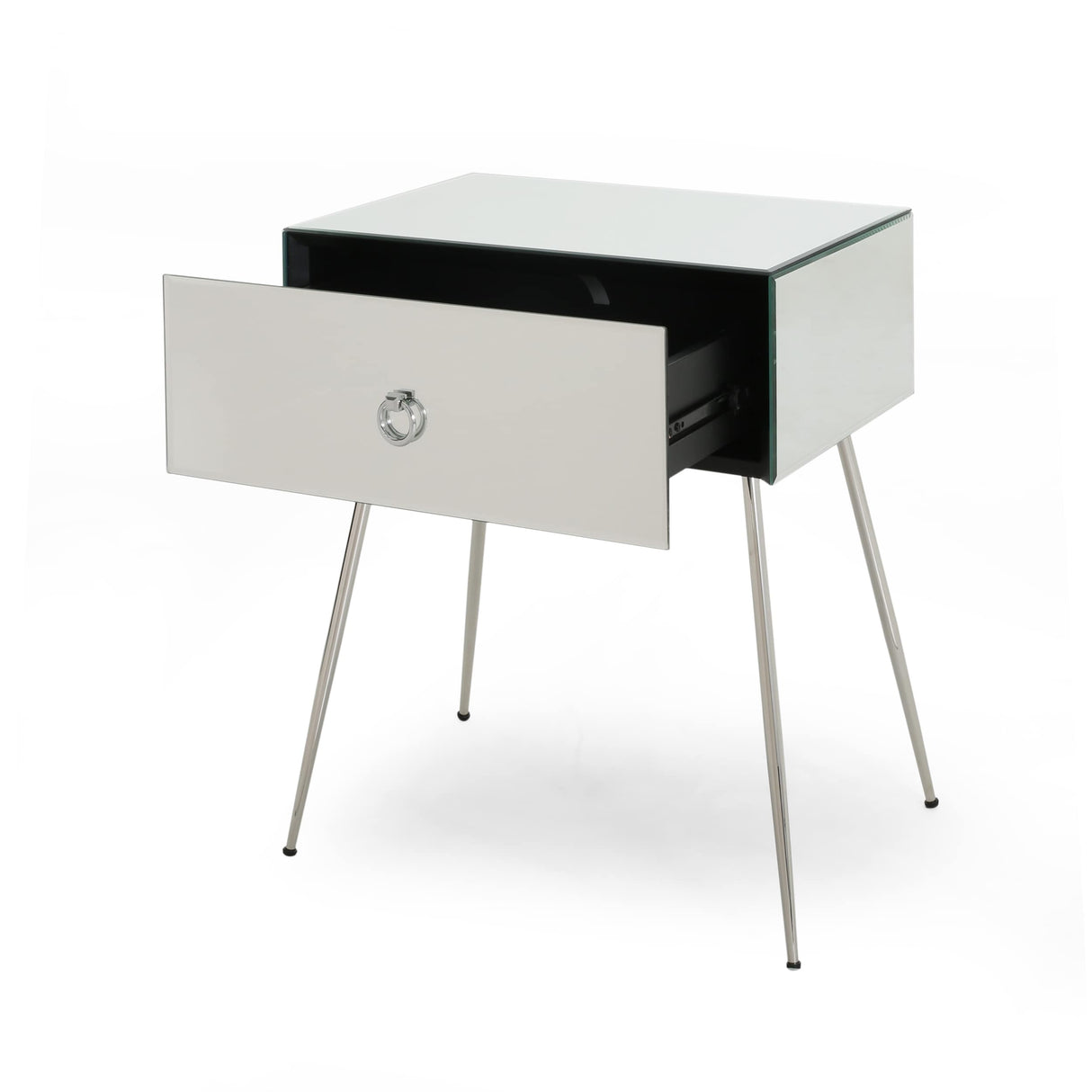 Corregidor Modern Mirrored Accent Table by Christopher Knight Home