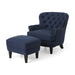 Correia Club Chair and Ottoman Set by Christopher Knight Home