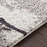 Corrie Gray Contemporary Grid Area Rug (7'10" x 10'3") - 7'10" x 10'3"
