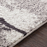 Corrie Gray Contemporary Grid Area Rug (7'10" x 10'3") - 7'10" x 10'3"