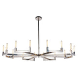 Corsica 16 light polished Nickel Chandelier - One Size