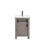 Cortes 24" Single Vanity in Grey with Ceramic Basin