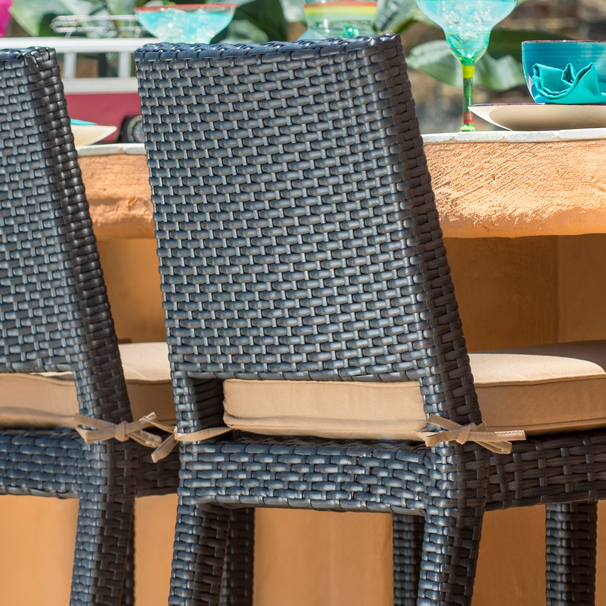 Corvus 30" Patio Bar Stool (Set of 4)