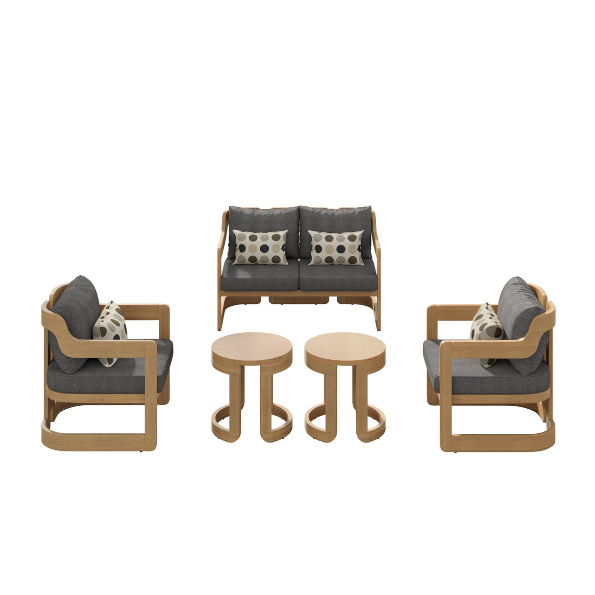 Corvus Rosario 5-piece Sunbrella Outdoor Patio Furniture Set