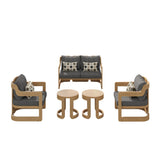 Corvus Rosario 5-piece Sunbrella Outdoor Patio Furniture Set