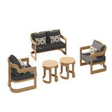 Corvus Rosario 5-piece Sunbrella Outdoor Patio Furniture Set