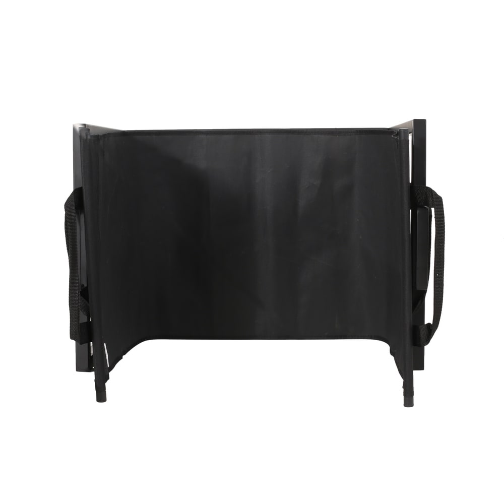 Cosada Iron and Canvas Fireplace Log Holder by Christopher Knight Home - 6.50" H x 27.00" W x 13" D